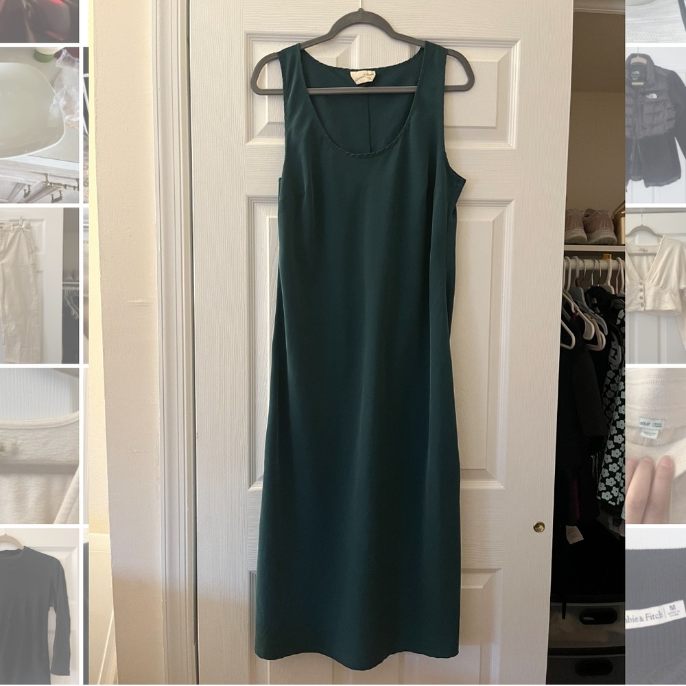 Green Slip Dress
